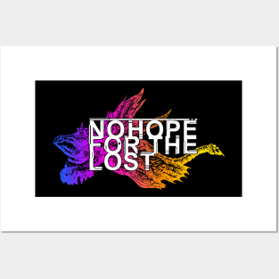 No Hope For The Lost Sin With White Logo Posters and Art